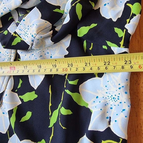 500 Maison Cinqcent Floral Belted Light Flowy Open Front Coat Jacket Sz XL - Picture 10 of 12